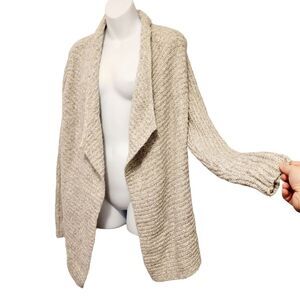 Abercrombie & Fitch Cream Cardigan Sweater